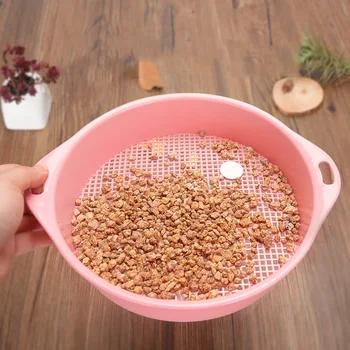 Square Hole Soil Sieve Plastic Sieve 3mm Soil Sieve Home Gardening Filter Earth Stone Tool Soil Particle SieveT
Square Hole Soil Sieve Plastic Sieve 3mm Soil Sieve Home Gardening Filter Earth Stone Tool Soil Particle SieveT