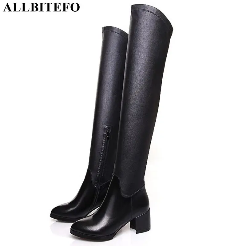 ALLBITEFO sexy high heels party women boots genuine leather+pu over the knee boots winter long girls boots snow women shoes 
ALLBITEFO sexy high heels party women boots genuine leather+pu over the knee boots winter long girls boots snow women shoes
