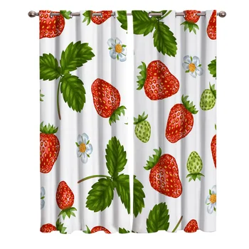 Fruit Strawberry Leaf Repeat Printing Curtains Living Room Bedroom Home Decoration Suitable for Adult Children Window Curtain
Fruit Strawberry Leaf Repeat Printing Curtains Living Room Bedroom Home Decoration Suitable for Adult Children Window Curtain