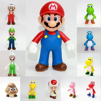 Super Mario Bros Mario Luigi Yoshi Toad 12cm PVC Action Figures Toys Cake Decoration Model Toys For Kids Christmas Gifts
Super Mario Bros Mario Luigi Yoshi Toad 12cm PVC Action Figures Toys Cake Decoration Model Toys For Kids Christmas Gifts