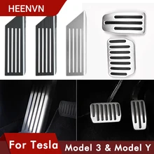 Heenvn 2021 Model3 Car Foot Pedal Pads Covers For Tesla Model 3 Y Accessories Aluminum Alloy Accelerator Brake Rest Pedal Three
Heenvn 2021 Model3 Car Foot Pedal Pads Covers For Tesla Model 3 Y Accessories Aluminum Alloy Accelerator Brake Rest Pedal Three