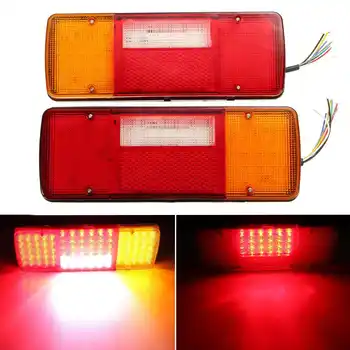 2X 12V Car LED Rear Tail Lights Taillight Brake Light Stop Indicator Reverse Lamp Signal 4 Modes for Caravan Van Trailer Truck
2X 12V Car LED Rear Tail Lights Taillight Brake Light Stop Indicator Reverse Lamp Signal 4 Modes for Caravan Van Trailer Truck