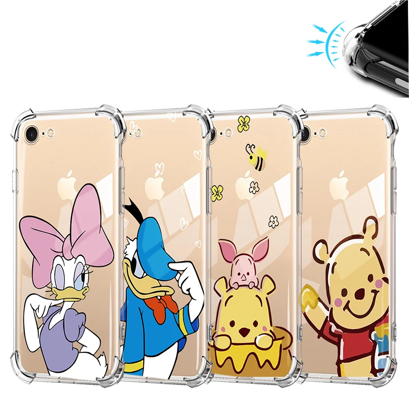 Airbag Shockproof Case For iPhone 11 Pro XS MAX 7 Plus 8 5 5S SE Crystal Soft TPU Cover for iPhone X 6 6S XR Donald Daisy Coque
Airbag Shockproof Case For iPhone 11 Pro XS MAX 7 Plus 8 5 5S SE Crystal Soft TPU Cover for iPhone X 6 6S XR Donald Daisy Coque