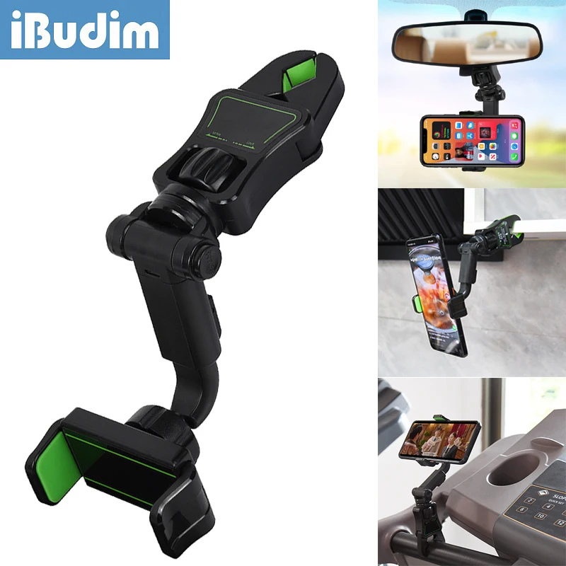 iBudim Car Phone Holder Mount for Car Rearview Mirror Adjustable Cell Phone Clip for Car Headrest Gym Treadmill Desk GPS Bracket
iBudim Car Phone Holder Mount for Car Rearview Mirror Adjustable Cell Phone Clip for Car Headrest Gym Treadmill Desk GPS Bracket