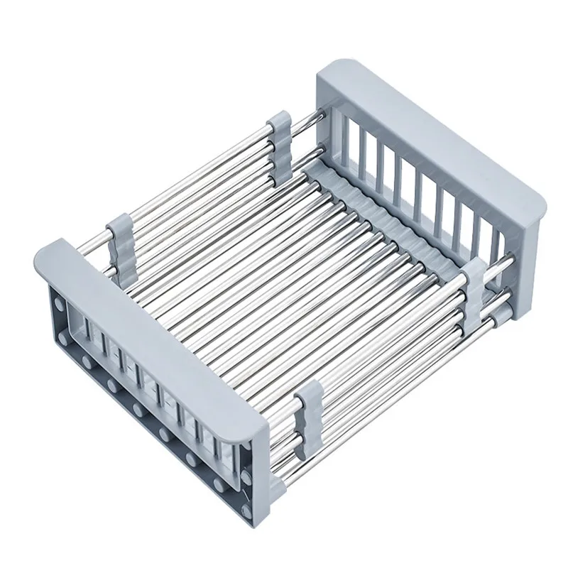 Kitchen Draining Rack Retractable Sink Water Rack Basket Expandable Deep & Large Dish Drying Rack Rustproof Stainless Steel
Kitchen Draining Rack Retractable Sink Water Rack Basket Expandable Deep & Large Dish Drying Rack Rustproof Stainless Steel