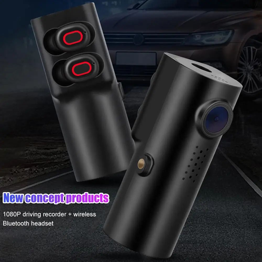 WIFI Driving Recorder TWS Bluetooth Headset HD Night Vision 1080P Voice Intelligent Control Dashboard Camera Recorder
WIFI Driving Recorder TWS Bluetooth Headset HD Night Vision 1080P Voice Intelligent Control Dashboard Camera Recorder