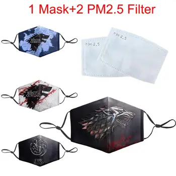 Game Of Thrones Reusable Protective PM2.5 Mask Face Bacteria Proof Flu Mouth Mask Unisex Dust Washable Mouth Muffle Mask
Game Of Thrones Reusable Protective PM2.5 Mask Face Bacteria Proof Flu Mouth Mask Unisex Dust Washable Mouth Muffle Mask