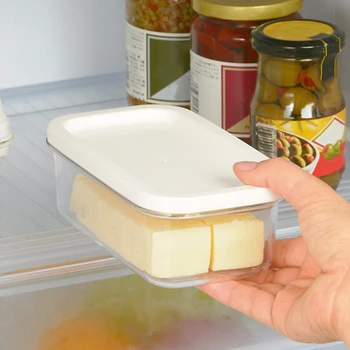 Refrigerator Storage Box Food Butter Cheese Cutter Box with Lid Cutting Container Rectangle Food Storage Box Kitchen Cheese
Refrigerator Storage Box Food Butter Cheese Cutter Box with Lid Cutting Container Rectangle Food Storage Box Kitchen Cheese