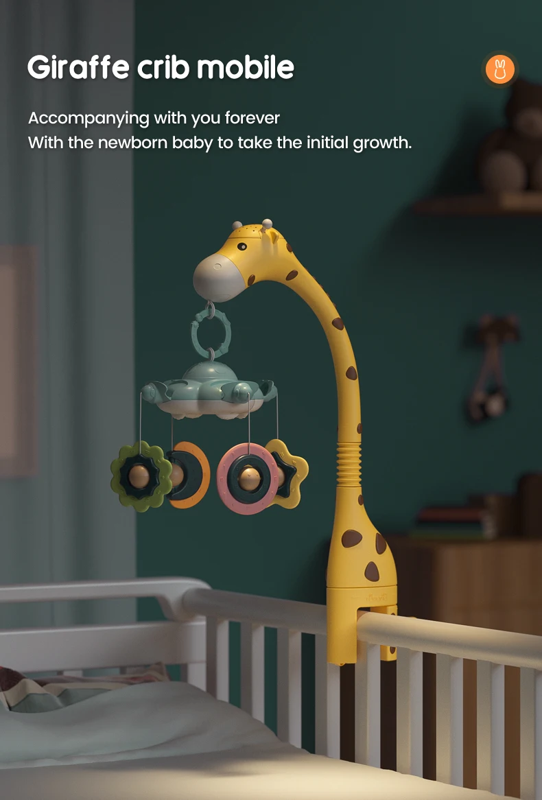 giraffe cot mobile