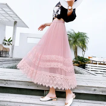 LANMREM 2020 New Spring Summer High Waist Solid Color Lace Mesh Temperament Half-body Skirt Women Fashion Tide PD924
LANMREM 2020 New Spring Summer High Waist Solid Color Lace Mesh Temperament Half-body Skirt Women Fashion Tide PD924