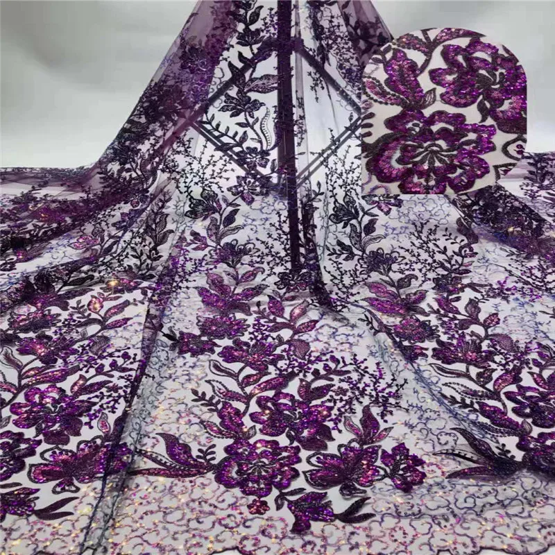 2020 Hot sell new purple Nigerian French sequins Lace Fabric African Bridal Net Lace High Quality(JZZ-12-19
2020 Hot sell new purple Nigerian French sequins Lace Fabric African Bridal Net Lace High Quality(JZZ-12-19