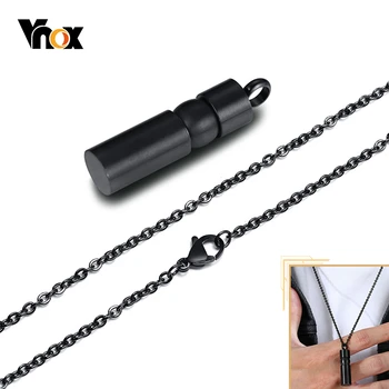 Vnox Black Stainless Steel Urn Bar Cylinder Necklaces for Men Women Keepsake Ashes Cremation Memorial Gifts Jewelry
Vnox Black Stainless Steel Urn Bar Cylinder Necklaces for Men Women Keepsake Ashes Cremation Memorial Gifts Jewelry