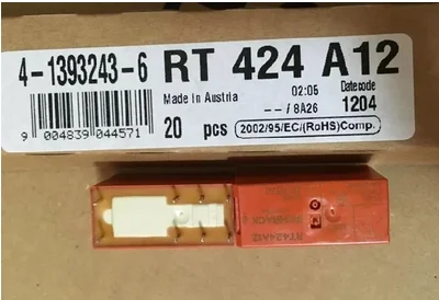 Новое реле RT424A12 8A/250VAC 8PINS 12VDC 10 шт./лот | Электронные компоненты и принадлежности