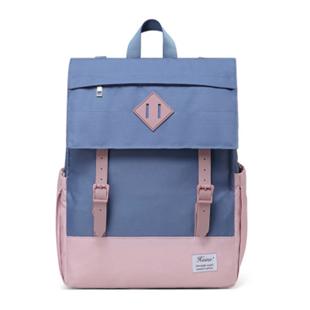 2019 New Spell Color Women Backpack School Travel Bag Double Zipper Shoulder Bag Lady Canvas Backpack Chainring Teenage Girls
2019 New Spell Color Women Backpack School Travel Bag Double Zipper Shoulder Bag Lady Canvas Backpack Chainring Teenage Girls