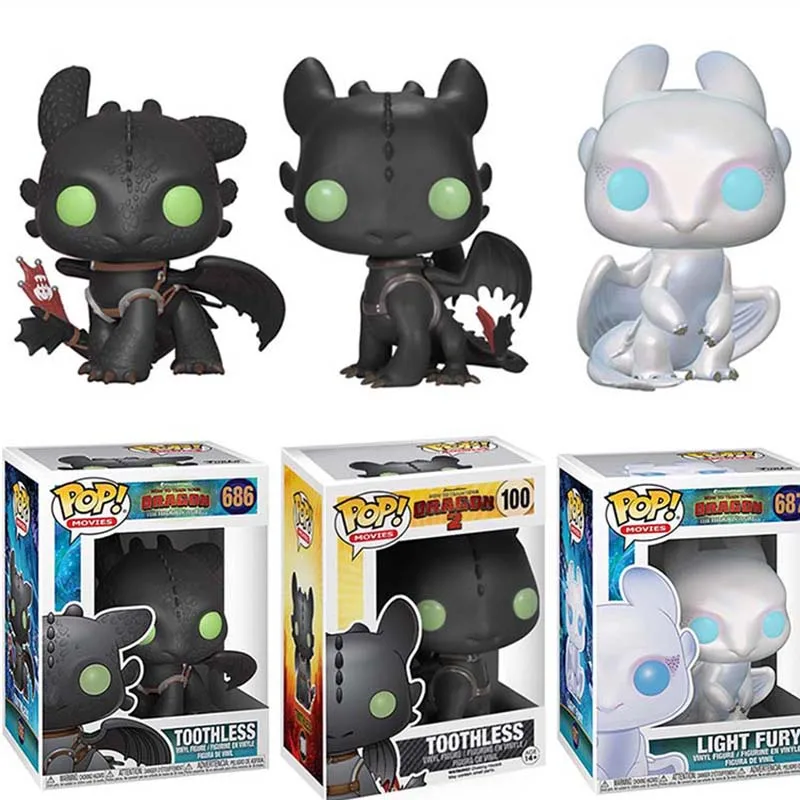 FUNKO POP How to Train Your Dragon Vinyl Figure Toothless & Light Fury Collection Action Figure Toys Gifts for Children Kids
FUNKO POP How to Train Your Dragon Vinyl Figure Toothless & Light Fury Collection Action Figure Toys Gifts for Children Kids