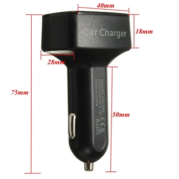 Hot 3.1A Dual USB Car Charger 4 in 1 Thermometer Digital Display Charging Cigarette Lighter Car Charger Digital Voltmeter 12/24V
Hot 3.1A Dual USB Car Charger 4 in 1 Thermometer Digital Display Charging Cigarette Lighter Car Charger Digital Voltmeter 12/24V