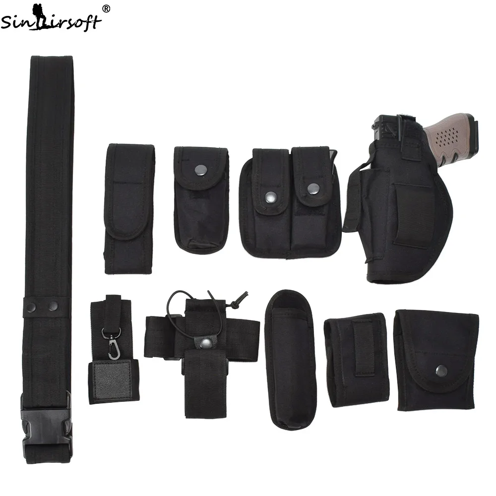 SINAIRSOFT Outdoor Designer Men Belts Multi-function Tactical Belt Security Police Guard Utility Kit Nylon Glock Holster Ipsc
SINAIRSOFT Outdoor Designer Men Belts Multi-function Tactical Belt Security Police Guard Utility Kit Nylon Glock Holster Ipsc