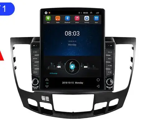 Автомобильный мультимедийный плеер на Android 10 восемь ядер экран 9 7 дюйма GPS для Hyundai
