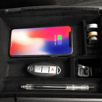 Wireless Charging Armrest Storage Modified ABS+Velvet Black Parts Accessories Replacement Spare Parts Durable New
Wireless Charging Armrest Storage Modified ABS+Velvet Black Parts Accessories Replacement Spare Parts Durable New
