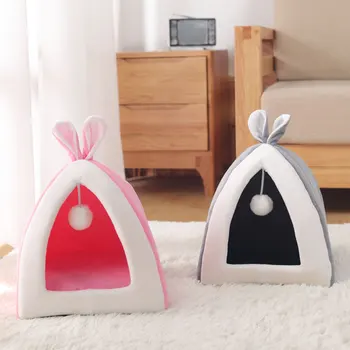 Hot sell Pet Cat Bed Indoor Kitten House Warm Small for cats Dogs Nest Collapsible Cat Cave Cute Sleeping Mats Winter Products
Hot sell Pet Cat Bed Indoor Kitten House Warm Small for cats Dogs Nest Collapsible Cat Cave Cute Sleeping Mats Winter Products