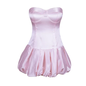 Ocstrade Pink Strapless Sleeveless Mini Puff Bodycon Dress HI1061-Pink
Ocstrade Pink Strapless Sleeveless Mini Puff Bodycon Dress HI1061-Pink