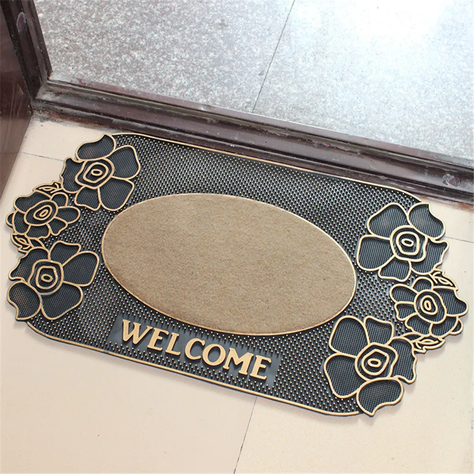 Europe Style Rose Doormat Front Door Natural Rubber Welcom Carpet Outdoor Antislip Mat For Kitchen Bathroom Semicircular Footmat
Europe Style Rose Doormat Front Door Natural Rubber Welcom Carpet Outdoor Antislip Mat For Kitchen Bathroom Semicircular Footmat