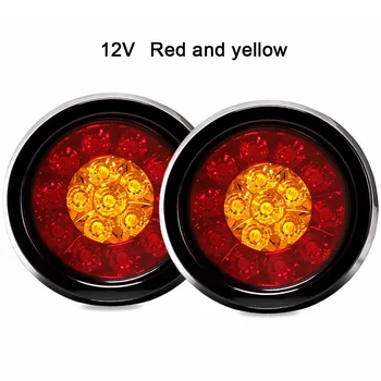 2PCS Running Plastic Trailer Truck Lamp Tail Light 4Inch Round Brake Light With Rubber Grommet 16LED Reverse Universal RV Lamp
2PCS Running Plastic Trailer Truck Lamp Tail Light 4Inch Round Brake Light With Rubber Grommet 16LED Reverse Universal RV Lamp