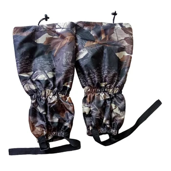 Waterproof Sandproof Cycling Shoe Cover Outdoor Hiking Trekking Climbing Skiing Leg Leggings Cover Ski Boots Snow Gaiters Winter