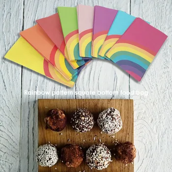 Creative Rainbow Paper Bag Pattern for Children Birthday Parties Square Bottom Oil Proof Package Personality Bags
Creative Rainbow Paper Bag Pattern for Children Birthday Parties Square Bottom Oil Proof Package Personality Bags