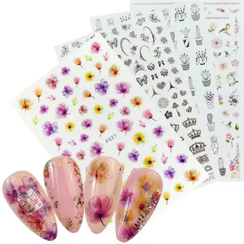 1 Sheet 3D Nail Stickers Flower Self Adhesive Small Fresh Designs Women Slider Decals for Nail Art Decorations Manicure Tips
1 Sheet 3D Nail Stickers Flower Self Adhesive Small Fresh Designs Women Slider Decals for Nail Art Decorations Manicure Tips