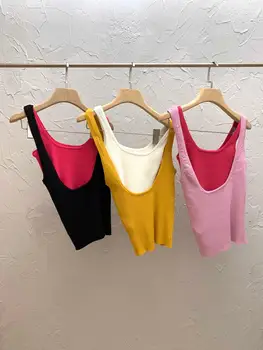 fashion new women stretch knitted vest ladies summer fashion tank tops 3 color ddxgz2 
fashion new women stretch knitted vest ladies summer fashion tank tops 3 color ddxgz2