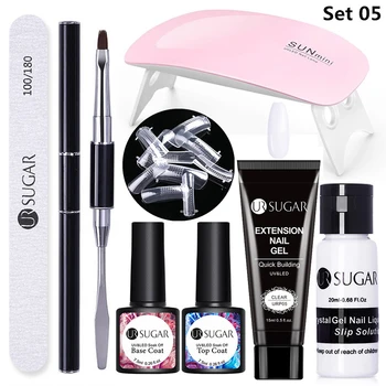 UR SUGAR Poly UV Gel Kit Nail Extension Gel Set With Nail Tips Dual Form Qiuck Dry Builder Nail Gel For Manicures Finger Extend
UR SUGAR Poly UV Gel Kit Nail Extension Gel Set With Nail Tips Dual Form Qiuck Dry Builder Nail Gel For Manicures Finger Extend