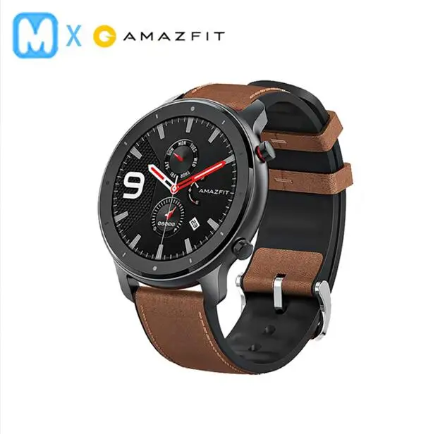 Global Version Amazfit GTR 47mm Smart Watch 5ATM Waterproof Smartwatch 24Days Battery GPS Music Control Leather Silicon Strap
Global Version Amazfit GTR 47mm Smart Watch 5ATM Waterproof Smartwatch 24Days Battery GPS Music Control Leather Silicon Strap