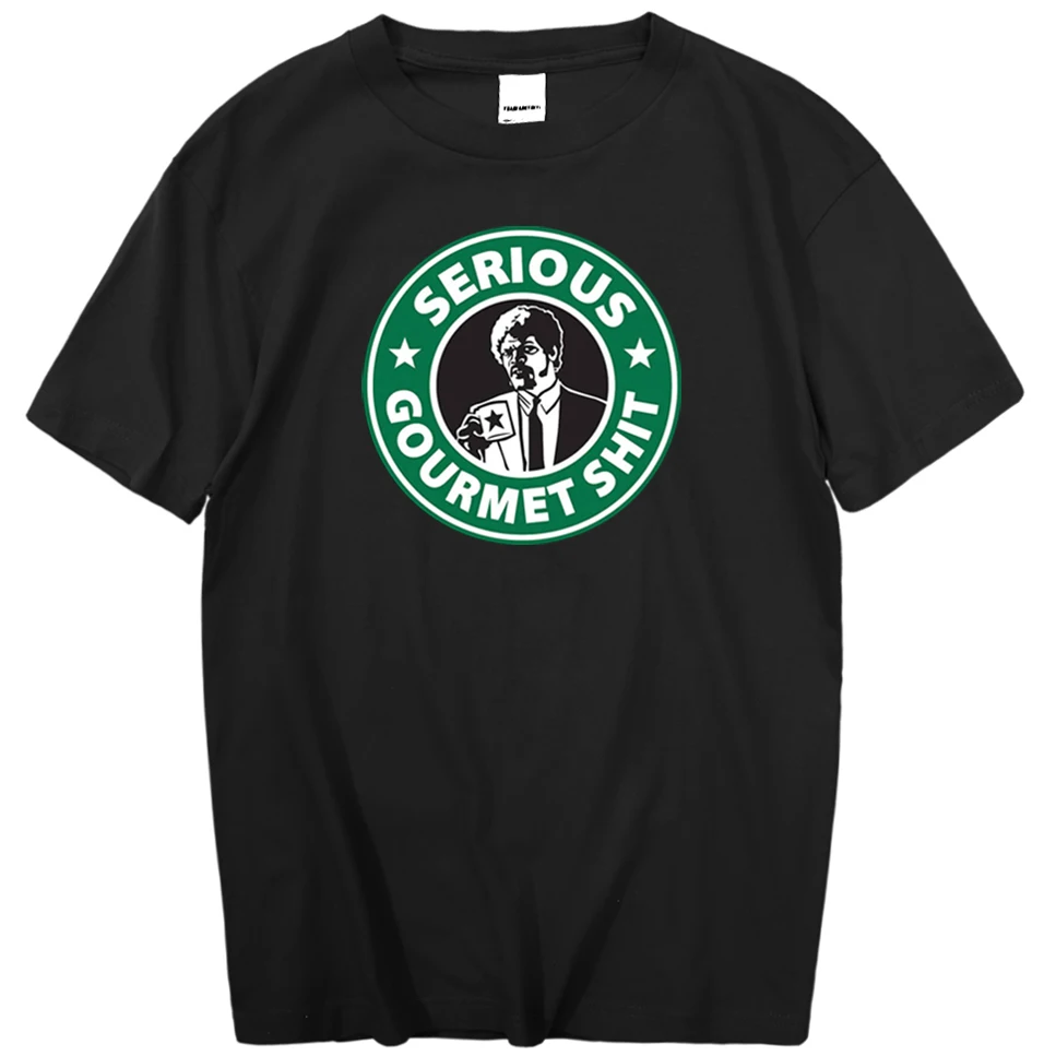 Pulp Fiction Serious Gourmet Shit T Shirt Mens Summer Crewneck Man T-Shirt Harajuku Fashion Tops Korean Casual Streetwear
Pulp Fiction Serious Gourmet Shit T Shirt Mens Summer Crewneck Man T-Shirt Harajuku Fashion Tops Korean Casual Streetwear