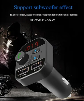 805E Car Charger FM Transmitter Bluetooth Car Audio MP3 Player Wireless Handsfree Audio Receiver USB Fast Charger
805E Car Charger FM Transmitter Bluetooth Car Audio MP3 Player Wireless Handsfree Audio Receiver USB Fast Charger