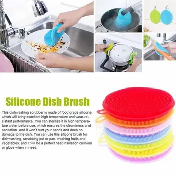 Magic Dish Washing Brush Clean Brush Multifunction Silicone Scouring Pad Pot Pan Wash Brushes Kitchen Cleaner Washing Tool
Magic Dish Washing Brush Clean Brush Multifunction Silicone Scouring Pad Pot Pan Wash Brushes Kitchen Cleaner Washing Tool