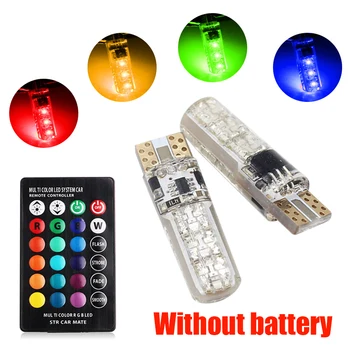 Remote Control T10 W5W 194 168 LED RGB Colorful Light For Car T10 Clearance Reading Light Car Decor Styling W5W RGB Light Bulbs
Remote Control T10 W5W 194 168 LED RGB Colorful Light For Car T10 Clearance Reading Light Car Decor Styling W5W RGB Light Bulbs