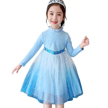 European Brand Kids Dresses for Girls Long Sleeve Princess Evening Dresses For Wedding Party Elegant Popular Children's Costumes
European Brand Kids Dresses for Girls Long Sleeve Princess Evening Dresses For Wedding Party Elegant Popular Children's Costumes