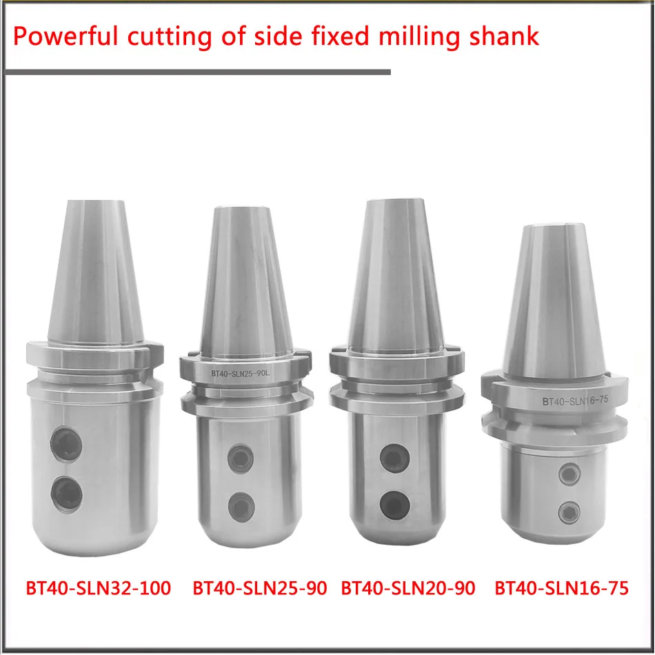 1PCS BT30 BT40 SLN16 20 25 32 40 Powerful cutting of side fixed milling shank Quick drilling corn milling cutter clamping shank
1PCS BT30 BT40 SLN16 20 25 32 40 Powerful cutting of side fixed milling shank Quick drilling corn milling cutter clamping shank
