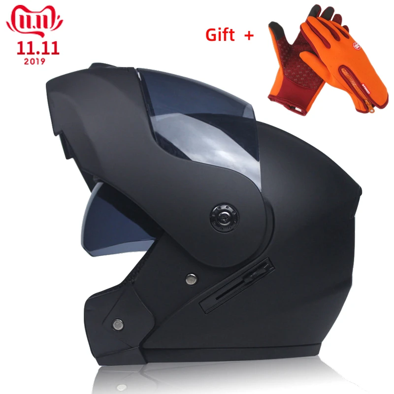 Flip Up Racing helmet Modular Dual lens Motorcycle Helmet full face Safe helmets Casco capacete casque moto S M L
Flip Up Racing helmet Modular Dual lens Motorcycle Helmet full face Safe helmets Casco capacete casque moto S M L