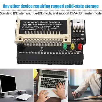 Compact Flash CF To 3.5 Female 40 Pin IDE Bootable Adapter Converter Card Standard IDE Interface True-IDE Mode
Compact Flash CF To 3.5 Female 40 Pin IDE Bootable Adapter Converter Card Standard IDE Interface True-IDE Mode
