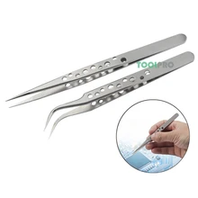 30pcs High-precision tweezers Stainless Steel Tweezers Precision Anti-static Electronics Industrial Curved/Straight Tip Tweezers
30pcs High-precision tweezers Stainless Steel Tweezers Precision Anti-static Electronics Industrial Curved/Straight Tip Tweezers