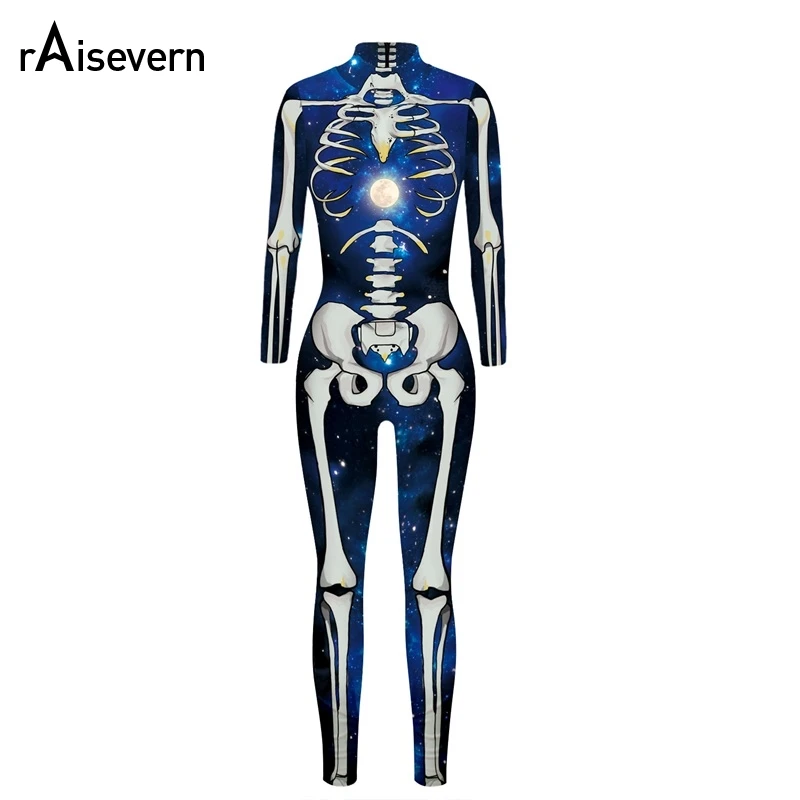 2019 Skeleton Printed 3D Playsuit Women Long Sleeve Party Jumpsuit Zipper Romper Female Jumpsuit Tracksuit Ladies
2019 Skeleton Printed 3D Playsuit Women Long Sleeve Party Jumpsuit Zipper Romper Female Jumpsuit Tracksuit Ladies
