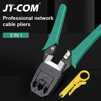 Ethernet with Wire Cable Crimper RJ45 RJ11 Stripper Network Cable Cutting Tool Plier Kits utp Tester Network Cable Tester
Ethernet with Wire Cable Crimper RJ45 RJ11 Stripper Network Cable Cutting Tool Plier Kits utp Tester Network Cable Tester