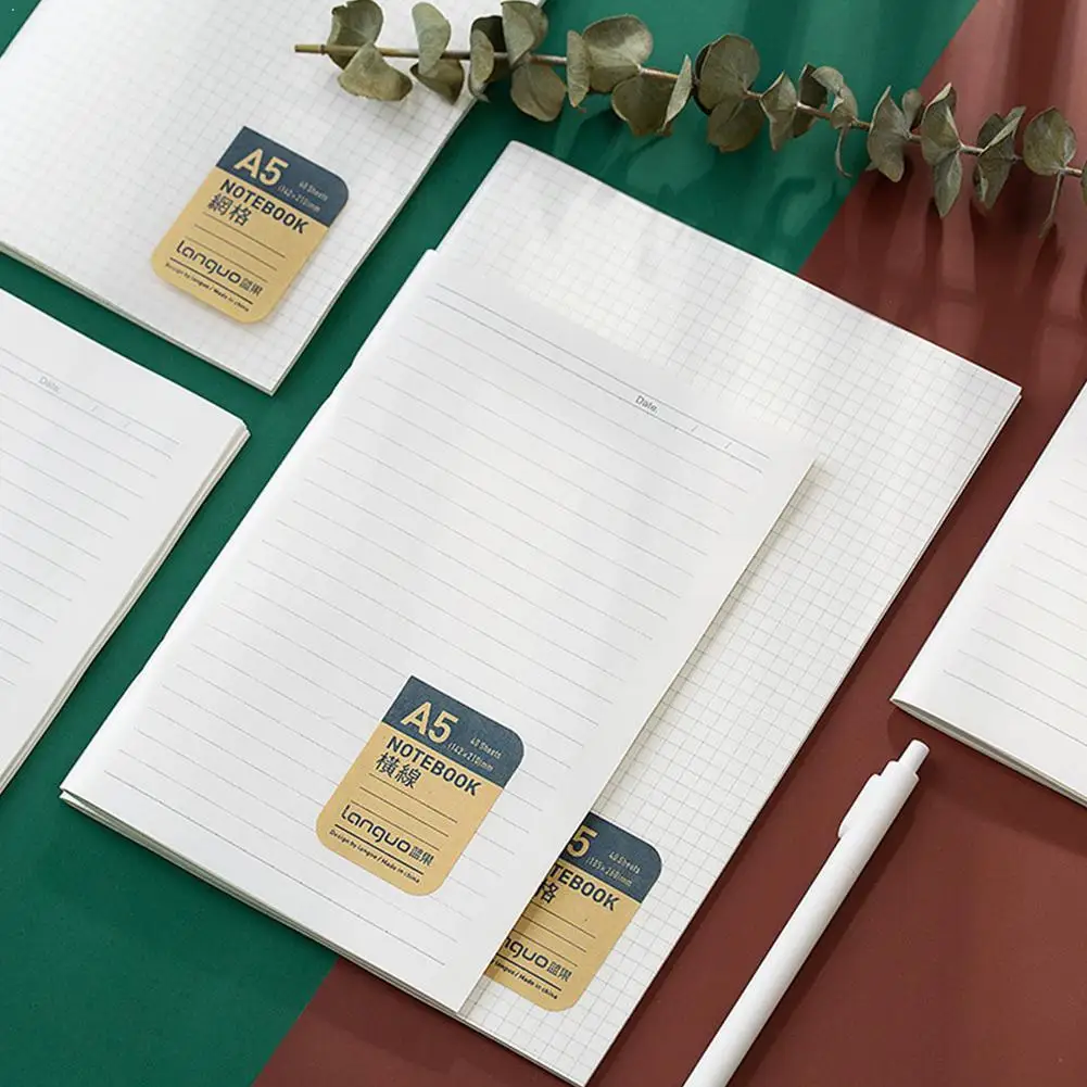 A5/B5 Horizontal Line/Grid Inner Page Notepad Nonporous Office School Page Simple Inside Notebook Stationery Supplies F4H0
A5/B5 Horizontal Line/Grid Inner Page Notepad Nonporous Office School Page Simple Inside Notebook Stationery Supplies F4H0