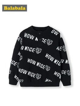 Balabala Boys sweater baby autumn and winter 2019 new children's clothing line fashion cotton sweater tide
Balabala Boys sweater baby autumn and winter 2019 new children's clothing line fashion cotton sweater tide