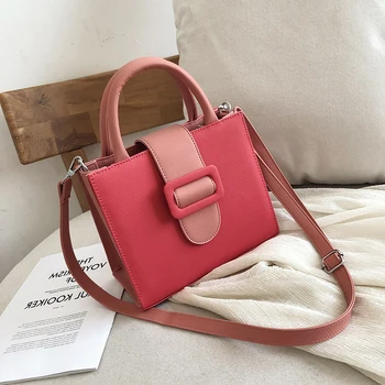 Fashion Handbags For Women 2020 Trend Contrast Color PU Leather Branded Hand Bags Female Designer Crossbody Shoulder Bag Totes 
Fashion Handbags For Women 2020 Trend Contrast Color PU Leather Branded Hand Bags Female Designer Crossbody Shoulder Bag Totes
