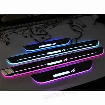 car styling LED Door Sill scuff plate For MAZDA 6 2014-2018 dynamic Flow flash blink brillent Welcome pedal Scuff Plate
car styling LED Door Sill scuff plate For MAZDA 6 2014-2018 dynamic Flow flash blink brillent Welcome pedal Scuff Plate