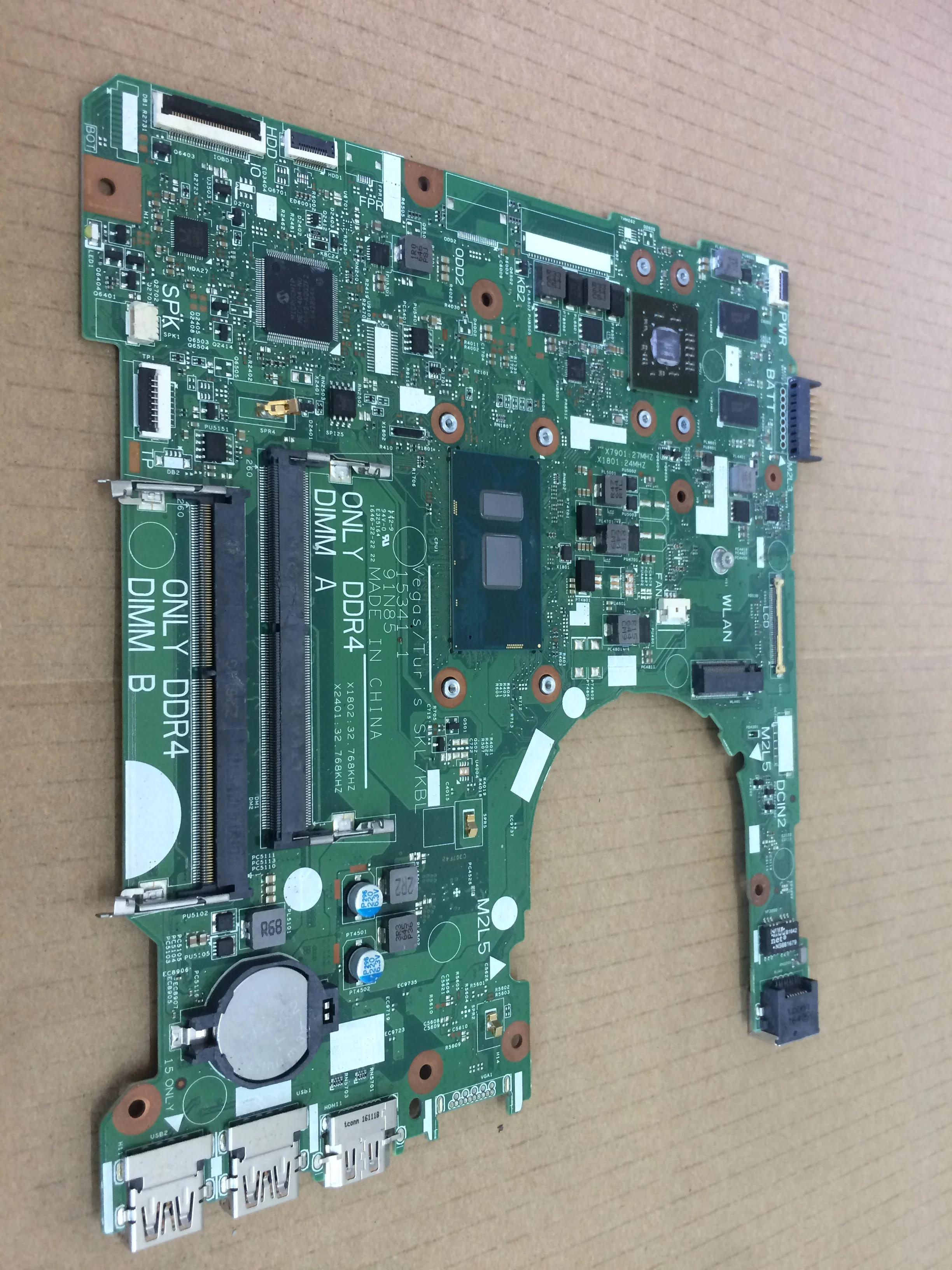 Laptop Motherboard FOR DELL Inspiron 3467 3567 Laptop Motherboard W/ I3-6006U CPU XT2G4 0XT2G4 CN-0XT2G4 15341-1 DDR4
Laptop Motherboard FOR DELL Inspiron 3467 3567 Laptop Motherboard W/ I3-6006U CPU XT2G4 0XT2G4 CN-0XT2G4 15341-1 DDR4