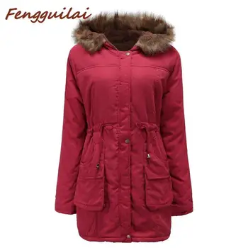 autumn Winter Jacket Women Thick Warm Hooded Parka Mujer Cotton Padded Coat Long Paragraph Plus Size 3xl Slim Jacket Female 
autumn Winter Jacket Women Thick Warm Hooded Parka Mujer Cotton Padded Coat Long Paragraph Plus Size 3xl Slim Jacket Female